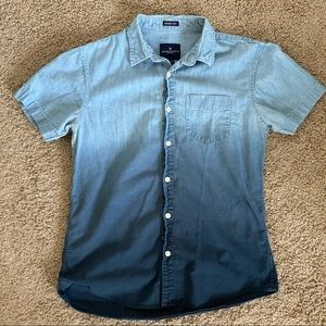 Casual ombré button down